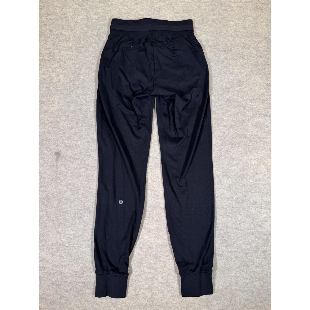 Lululemon Pants Mens 29 Black Woven Jogger Elastic Pockets Athletic Stretch - Picture 3 of 12